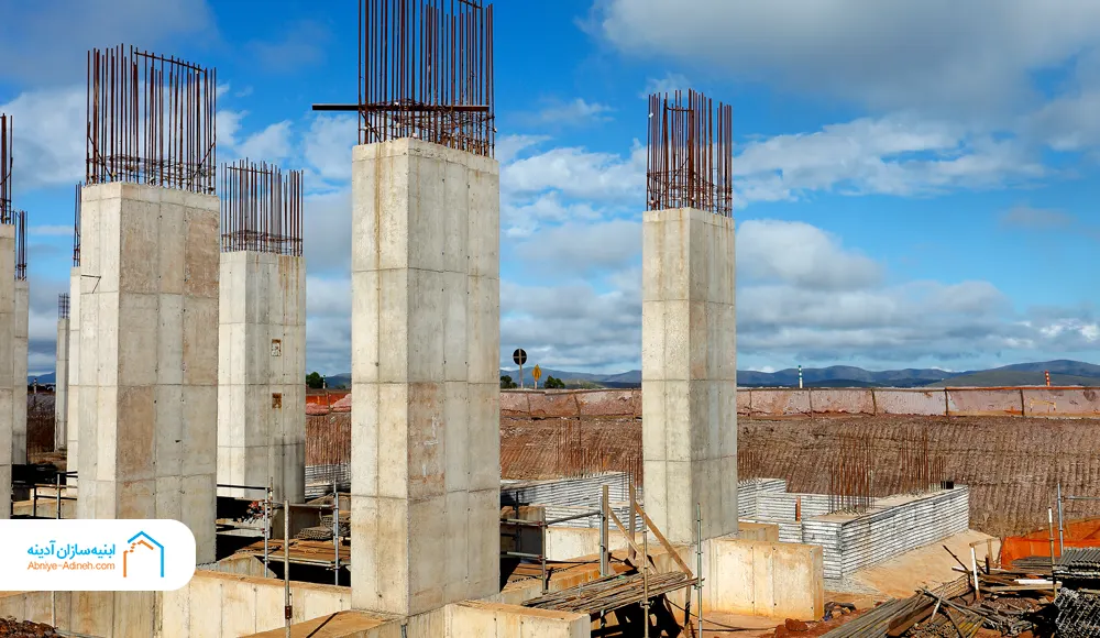 concrete column in construction 1